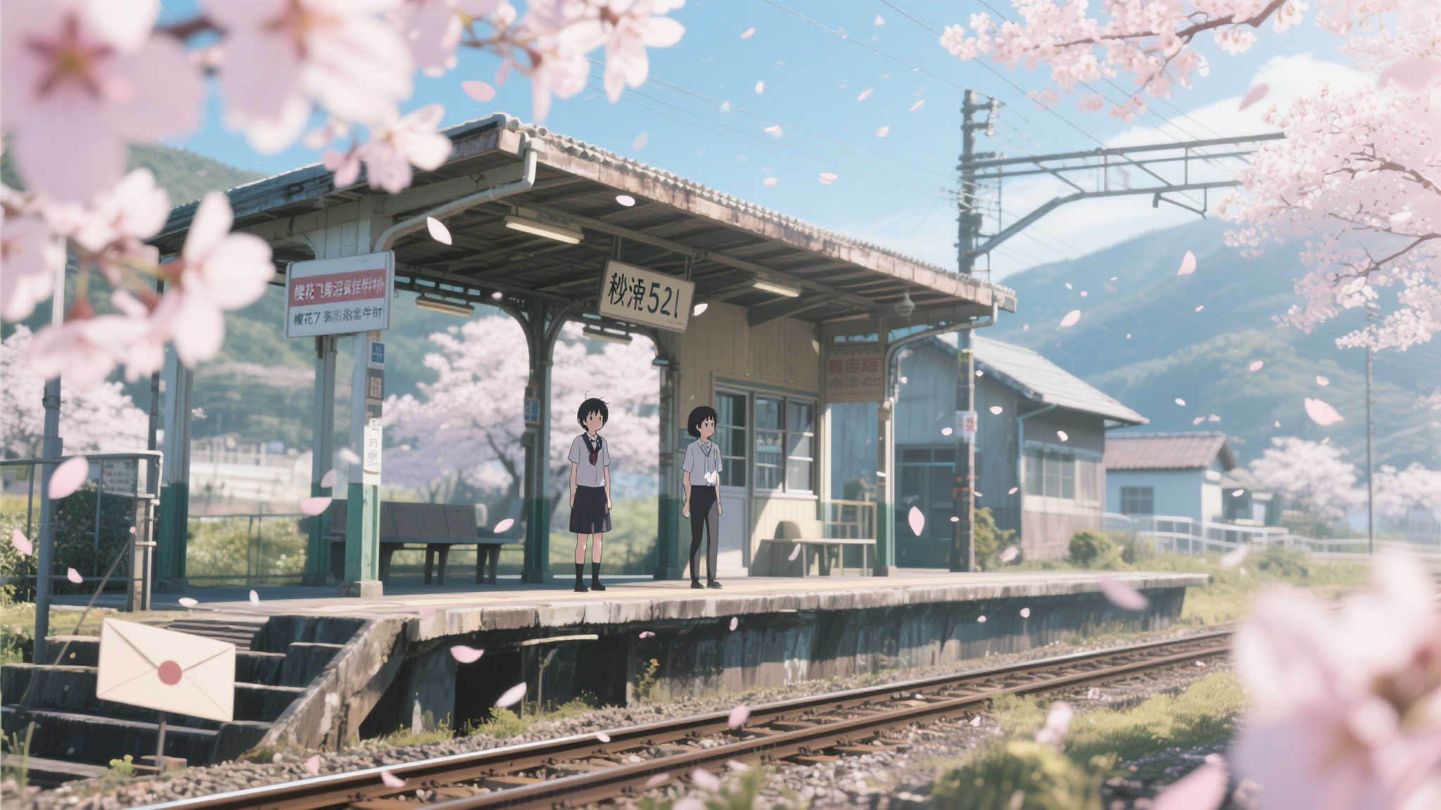 真人版《秒速5厘米》上田悠斗与白山乃爱饰演幼年主角